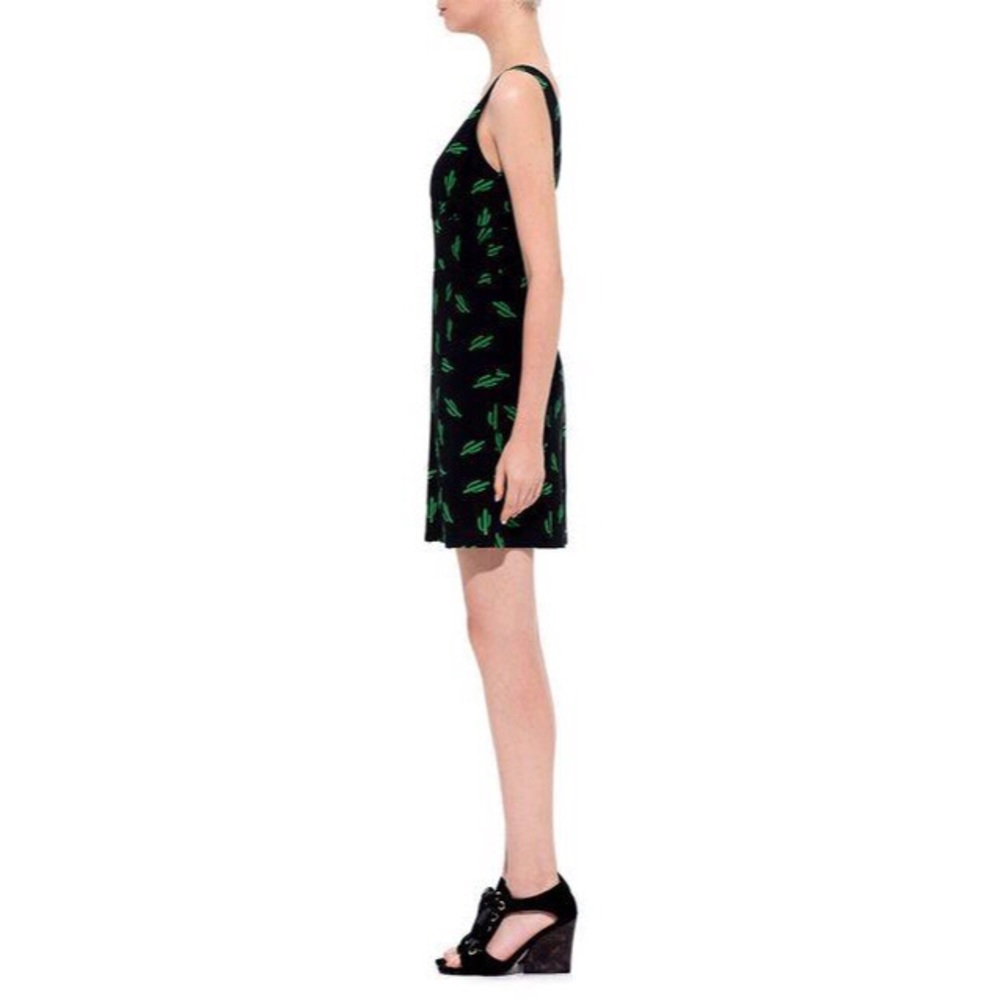 American Retro Silk Oscar Tank Cactus Dress - Picture 3 of 4